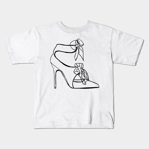 Designer Shoes Kids T-Shirt by Svetlana Pelin